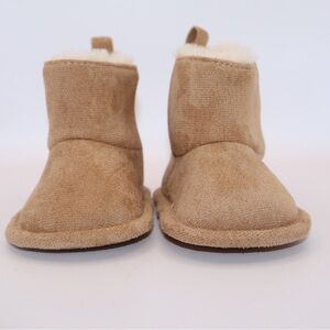 Cozy Tan Kids Boots